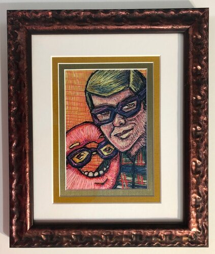 Is That Your Donut Behind Those Foster Grants de Carol Powell, Téxtil a la venta en Singulart