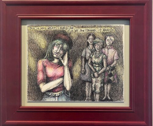 This is Not What I Hoped For by Carol Powell, Work on Paper for Sale on Singulart