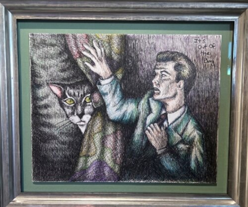 Out of the Bag de Carol Powell, Obra en papel a la venta en Singulart