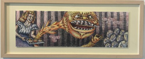 Kill Them with Kindness de Carol Powell, Pintura a la venta en Singulart