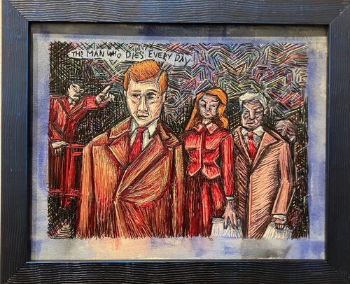 The Man Who Dies Everyday von Carol Powell, Malerei kaufen auf Singulart