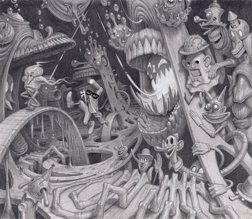 Valley of Sod 2 'Aegolist' by Charles Lister, Work on Paper for Sale on Singulart