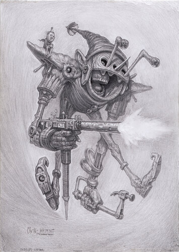 Whimnit (The Lonely Jestroy) by Charles Lister, Work on Paper for Sale on Singulart