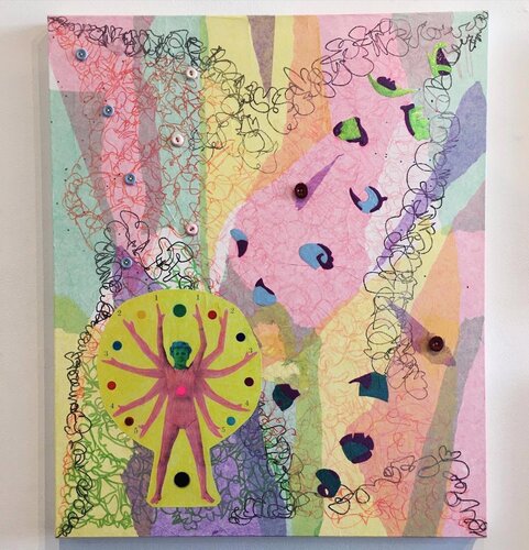 The Universe Rests Atop the Octopus by Alexander McVickar, Painting for Sale on Singulart