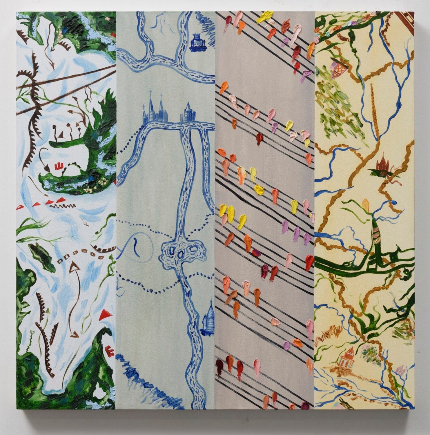 Spring Map Lost World Susan Lizotte