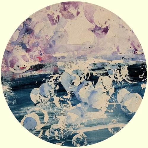 Cherry Blossoms' Galore de Vian Borchert, Pintura a la venta en Singulart