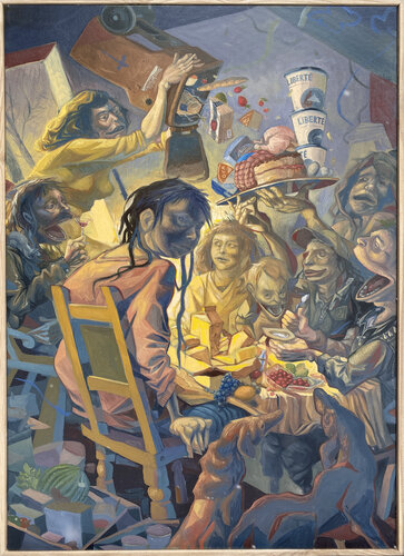 Le Banquet di Dominic Lessard, Pittura in vendita su Singulart