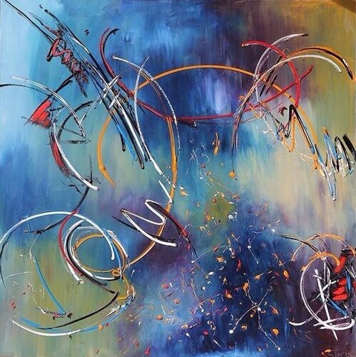 PAINT 374 Simphony by Vera Arutyunyan, Painting for Sale on Singulart