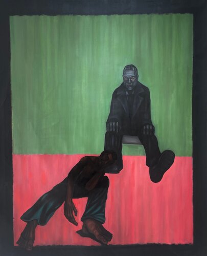 From Hollywood to Civic Center van Luis Miguel Anaya, Schilderij te koop op Singulart