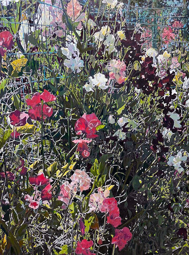 Sweet Pea di Marjorie Moskowitz, Pittura in vendita su Singulart
