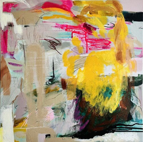 Sunny color rush by Mina Artisa, Painting for Sale on Singulart