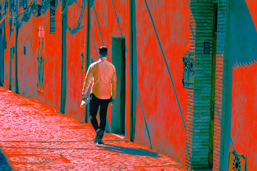 Homme en marche by CHRISTIAN GOETGHEBEUR, Photography for Sale on Singulart