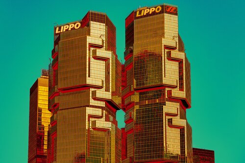 Les dorures des tours Lippo, Hong Kong von CHRISTIAN GOETGHEBEUR, Fotografie kaufen auf Singulart