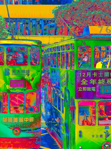 Brève rencontre à Hong Kong di CHRISTIAN GOETGHEBEUR, Fotografia in vendita su Singulart