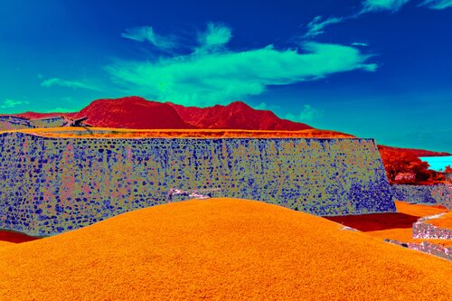 Le fort et la montage,  Basse-Terre CHRISTIAN GOETGHEBEUR