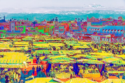 Les contrastes de l'Atlas di CHRISTIAN GOETGHEBEUR, Fotografia in vendita su Singulart