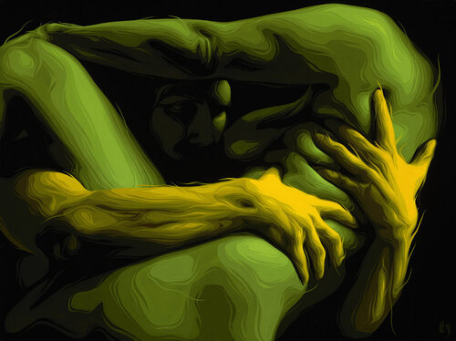 Homage to Bernini by Eric Skotnes, 회화 for Sale on Singulart