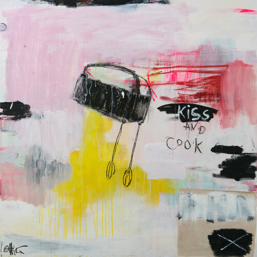 Kiss and Cook di Christiane Lohrig, Pittura in vendita su Singulart