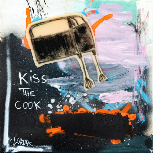 Kiss the cook van Christiane Lohrig, Schilderij te koop op Singulart