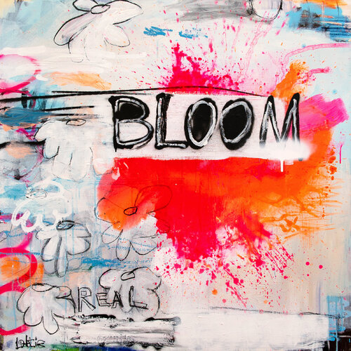 where the wild blooms live de Christiane Lohrig, Pintura a la venta en Singulart