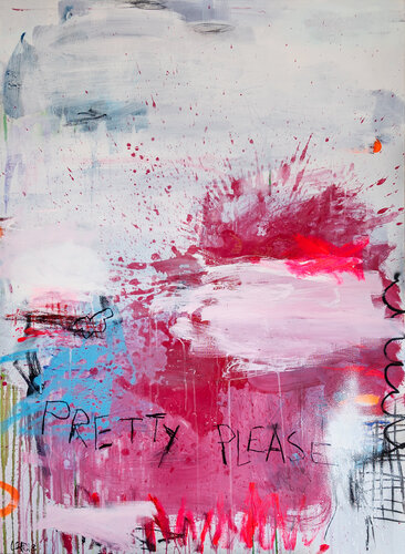 pretty please di Christiane Lohrig, Pittura in vendita su Singulart