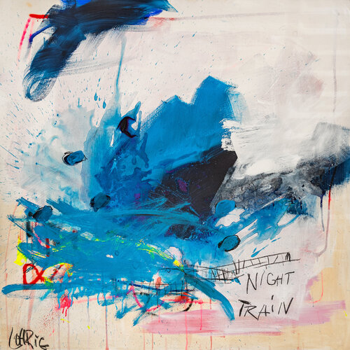 Night Train to Stockholm van Christiane Lohrig, Schilderij te koop op Singulart