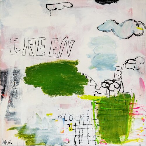 green for a while van Christiane Lohrig, Schilderij te koop op Singulart