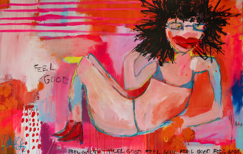 FEEL GOOD van Christiane Lohrig, Schilderij te koop op Singulart