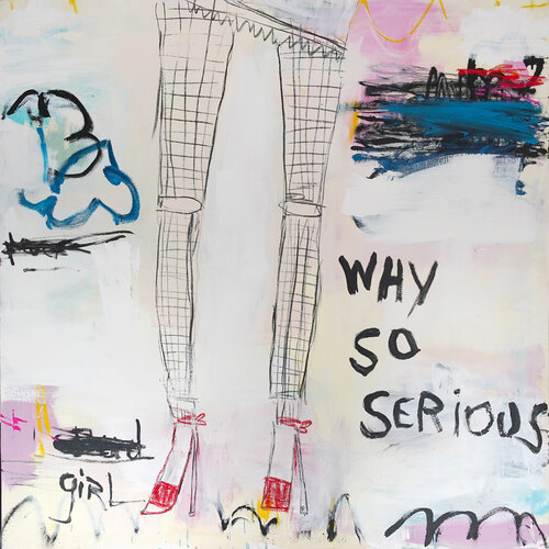 Why so serious von Christiane Lohrig, Malerei kaufen auf Singulart