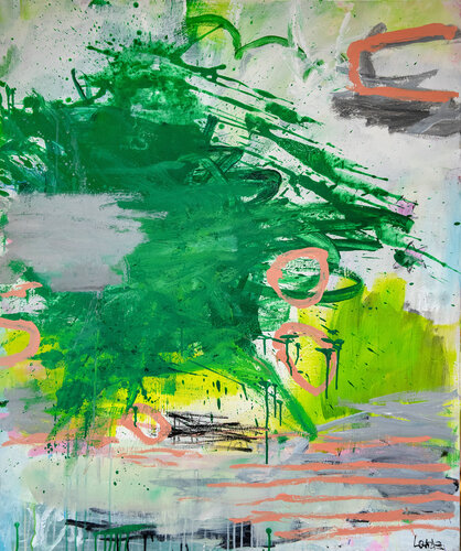 Happy place van Christiane Lohrig, Schilderij te koop op Singulart