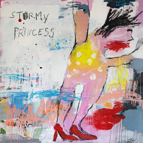 stormy princess van Christiane Lohrig, Schilderij te koop op Singulart