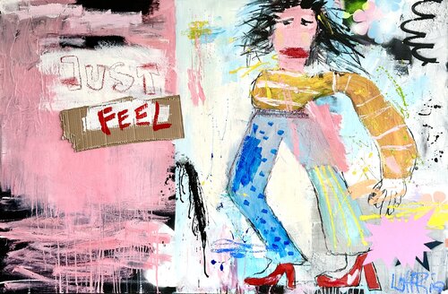 JUST FEEL van Christiane Lohrig, Schilderij te koop op Singulart
