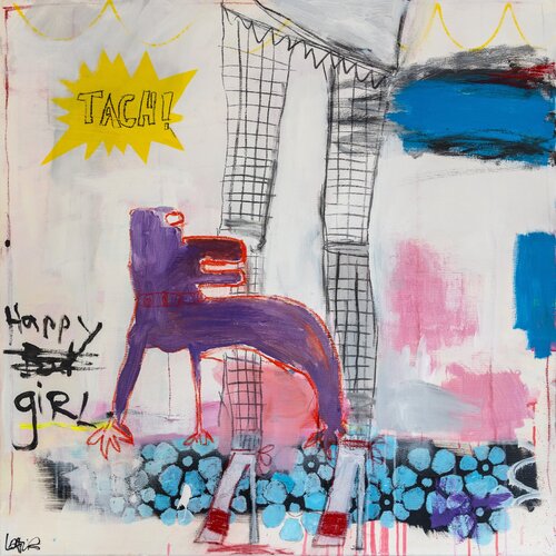 Happy girl di Christiane Lohrig, Pittura in vendita su Singulart