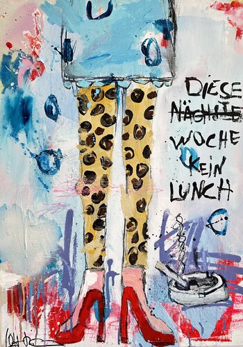 Diese Woche kein Lunch van Christiane Lohrig, Schilderij te koop op Singulart