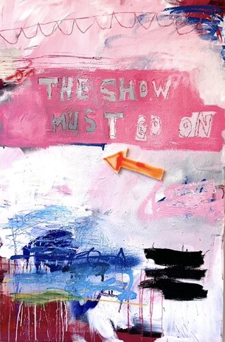 the show must go on de Christiane Lohrig, Pintura a la venta en Singulart
