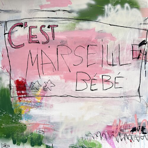 C'est marseille bebe by Christiane Lohrig, Painting for Sale on Singulart