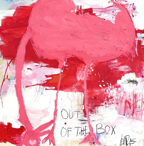 OUT OF THE BOX van Christiane Lohrig, Schilderij te koop op Singulart