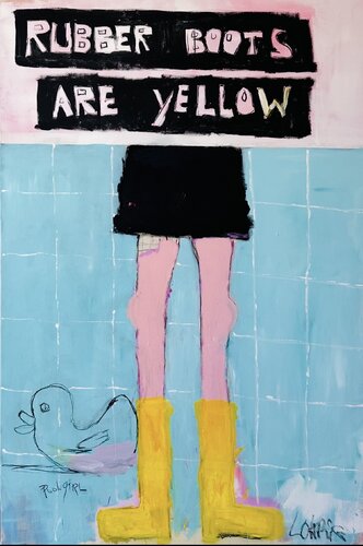 pool girl de Christiane Lohrig, Pintura a la venta en Singulart