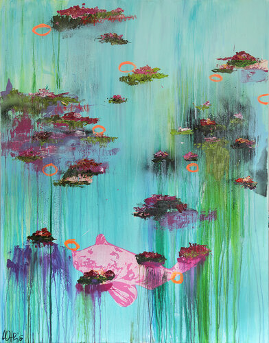 FISCH.. di Christiane Lohrig, Pittura in vendita su Singulart