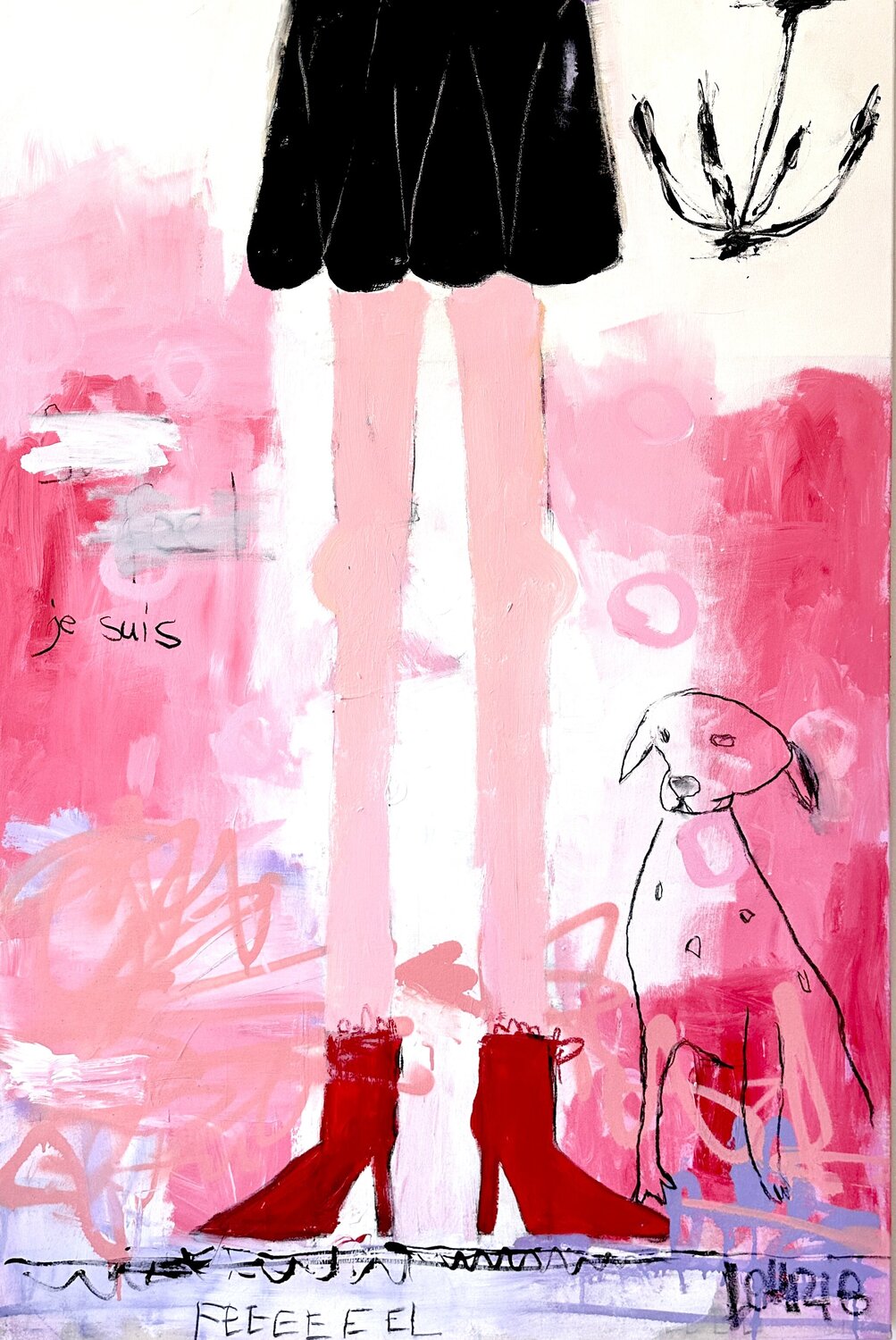 Je suis Christiane Lohrig Original painting for sale