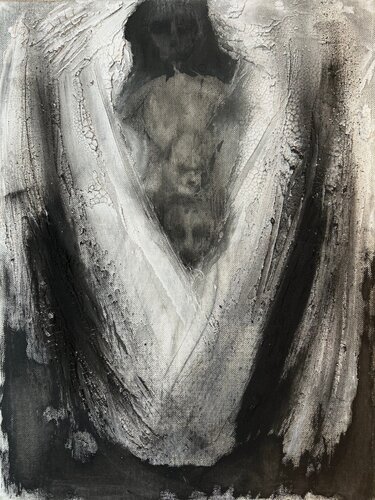 Anxiety van Kaley Smalley Romo, Schilderij te koop op Singulart