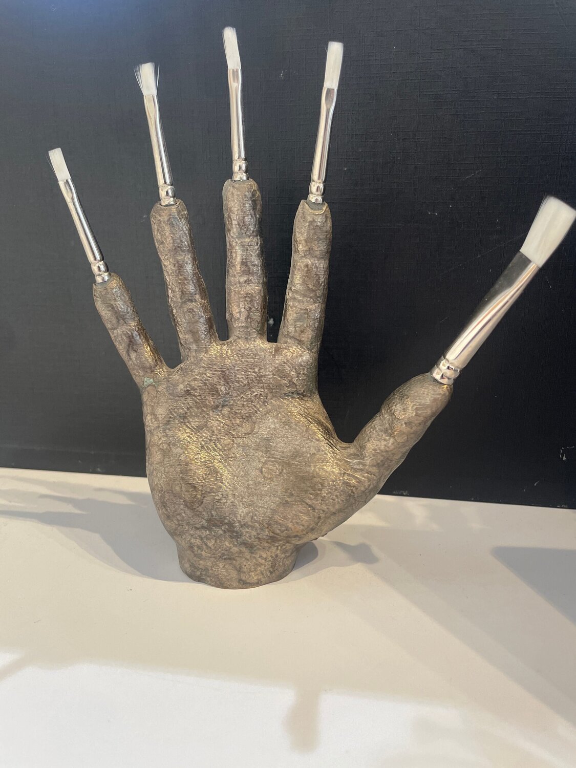 Finger Painting Brush Stuart Rapeport Scultura in vendita