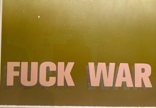 Fuck War di Paul Rusconi, Pittura in vendita su Singulart