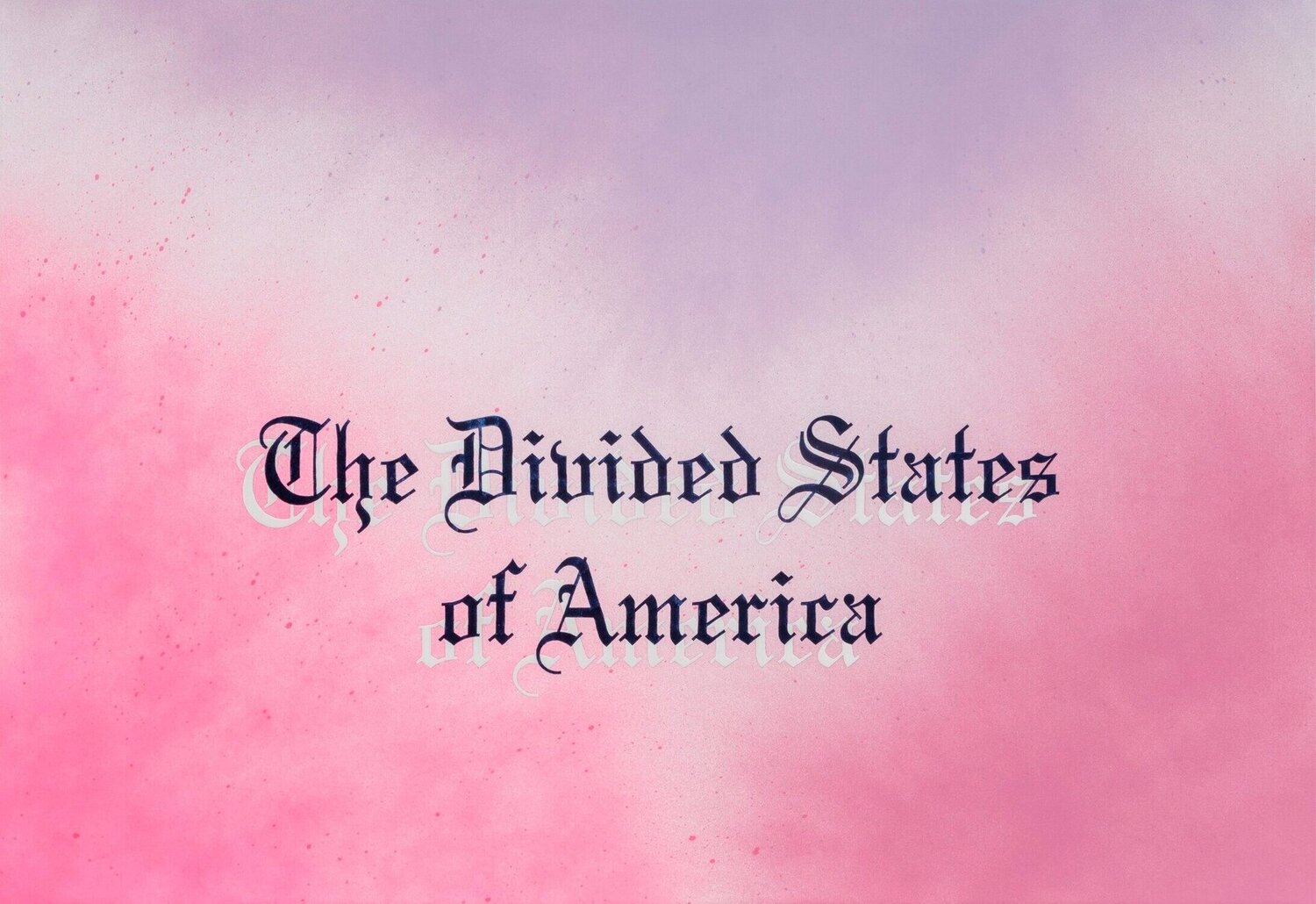 The Divided States of America Paul Rusconi Originalgemälde zu verkaufen