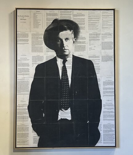 Portrait of Will Rogers Mike Saijo