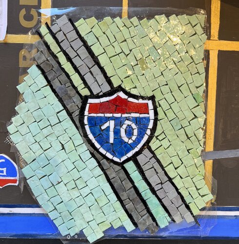 10 Freeway, Mosaic Sample de Mike Saijo, Otros medios a la venta en Singulart