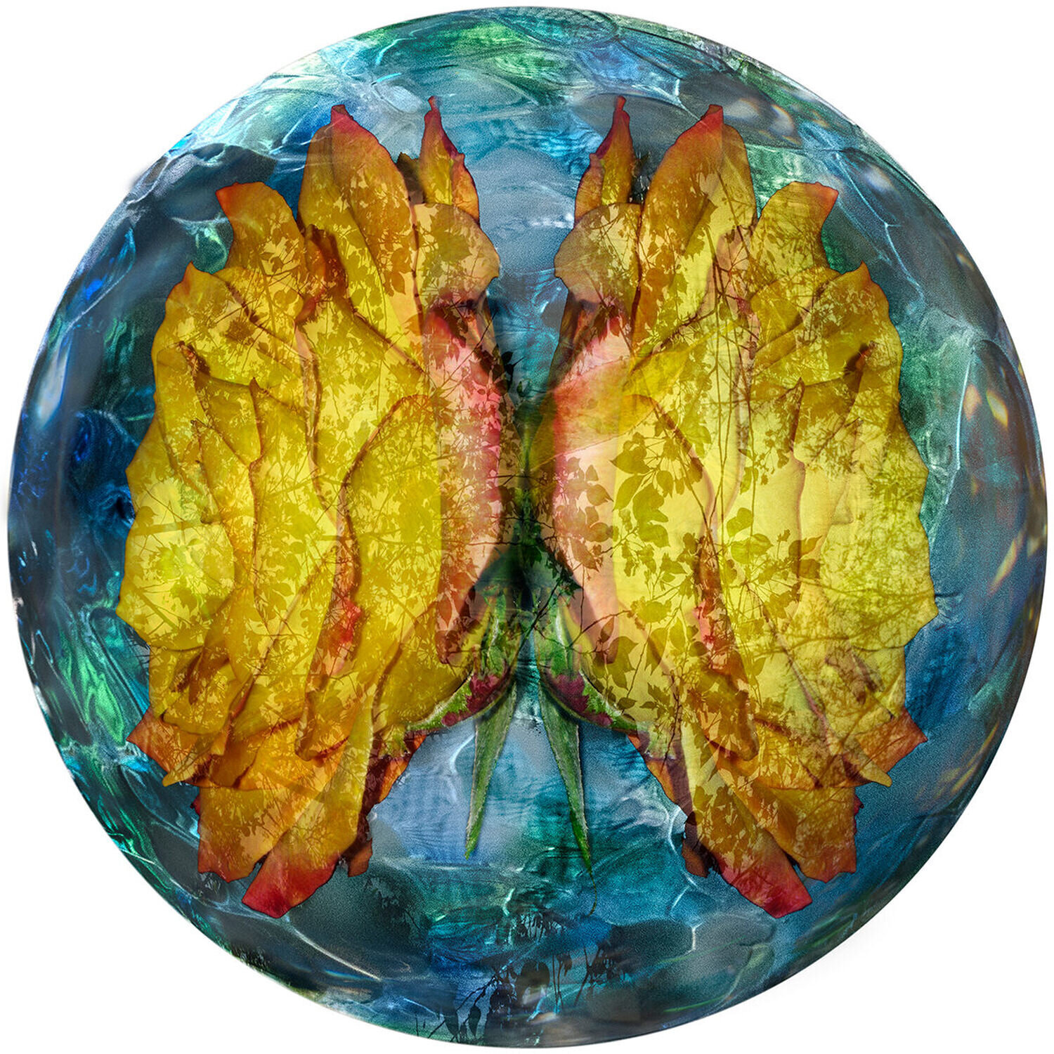 New globe-9_flowers Stephanie Sydney Stampa in vendita