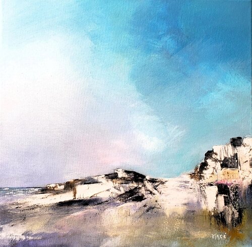 On the rocks... di Pascal Macé, Pittura in vendita su Singulart