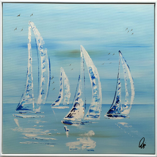 " Yachting " di Edelgard Schroer, Pittura in vendita su Singulart