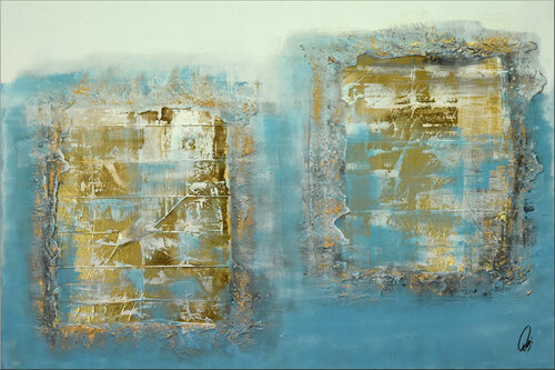 Golden Silence di Edelgard Schroer, Pittura in vendita su Singulart